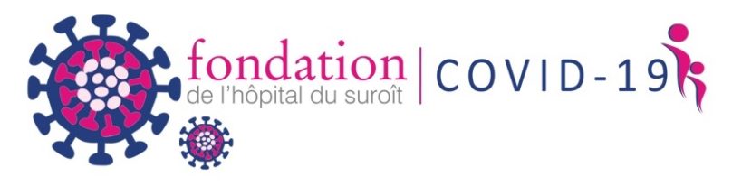 logo Fondation hopital suroit et COVID-19 mars2020