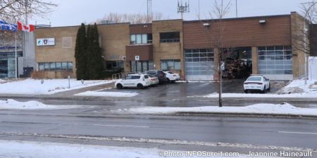 poste de police Ville de Chateauguay hiver photo JHaineault INFOSuroit