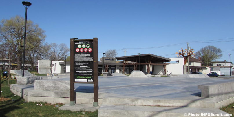 skate plaza Salaberry-de-Valleyfield et maison des jeunes photo INFOSuroit