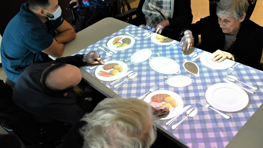 Table tactile jeux, interactive et ludique