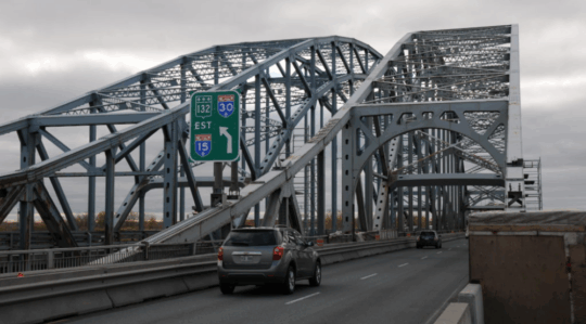 Travaux d’envergure prévus au pont Honoré-Mercier du 24 au 27 octobre 2025